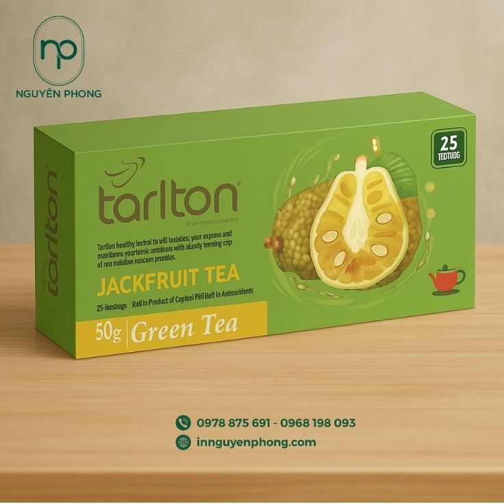 Mẫu hộp đựng trà làm từ mít